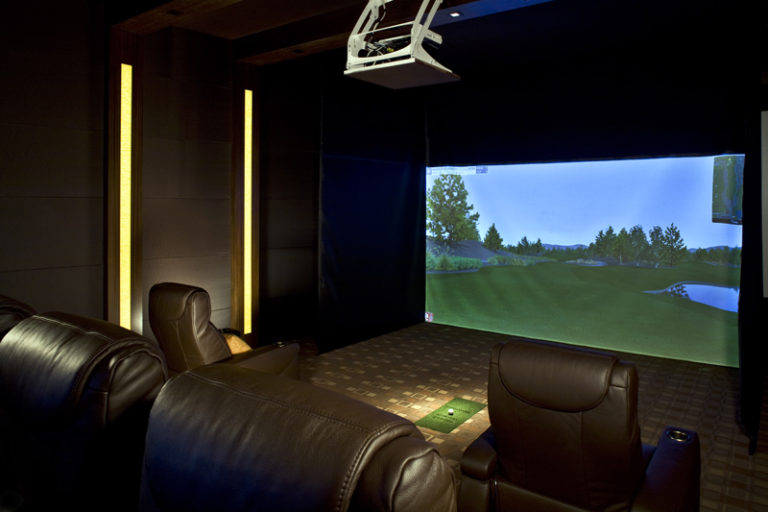 Golf Simulator Home Theater