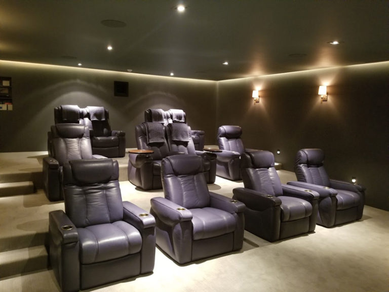 Blue Leather Recliner Chairs