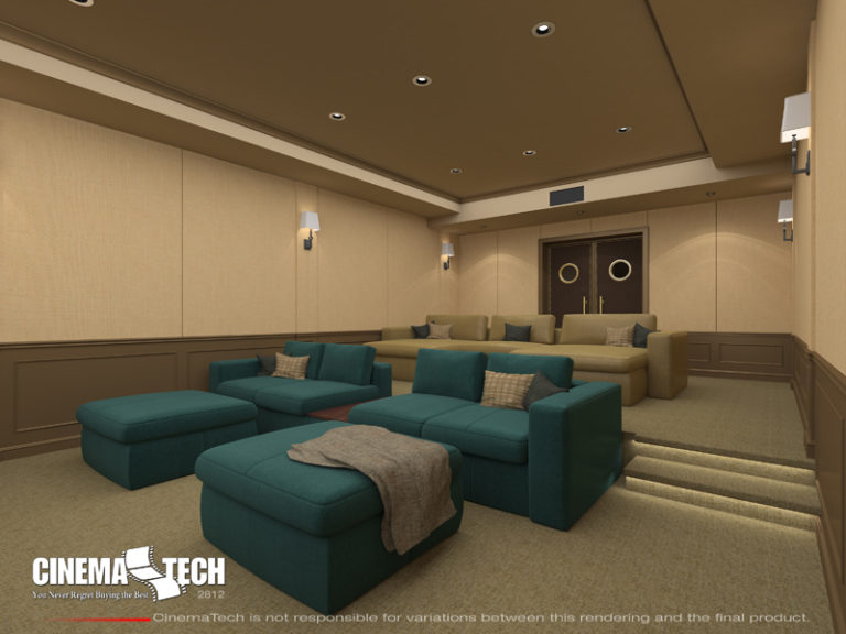 Double Lounge Couch for Home Theater