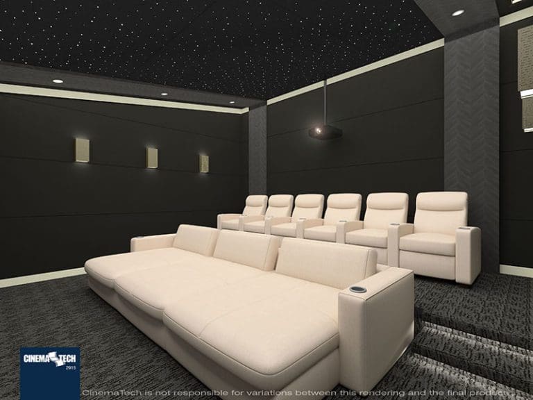 Black & White Home Theater