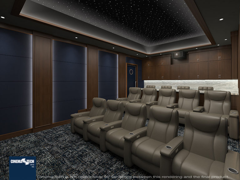 Modern Home Theater with LeGrande Incliners