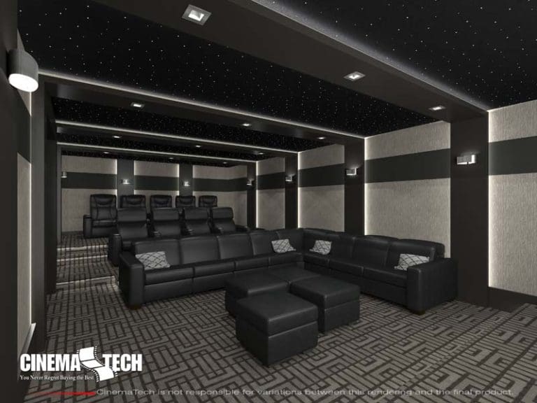 Leather Home Theater Seating