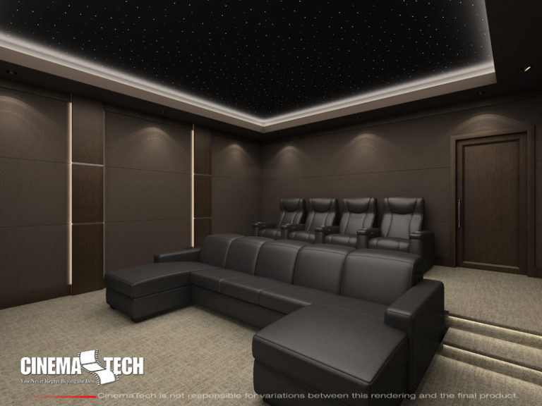 Modern Home Theater Couch & Incliners