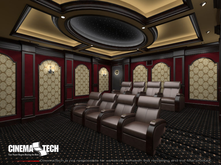 Leather Reclining Cinema Chairs