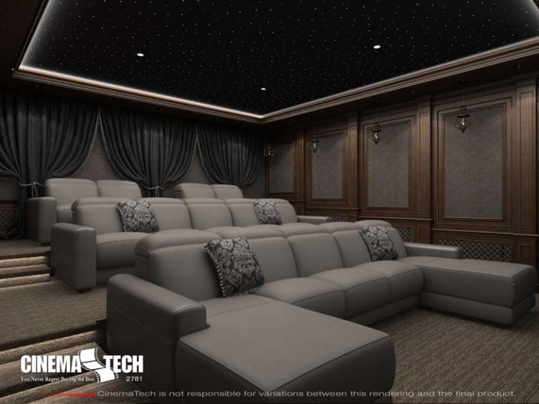 Traditional Home Cinema Interior Design