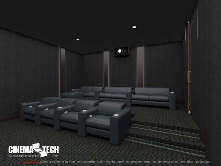 Modern Luxury Home Cinema with Estrella Seating