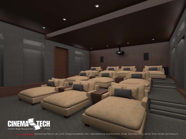 Luxury Home Cinema with Beds