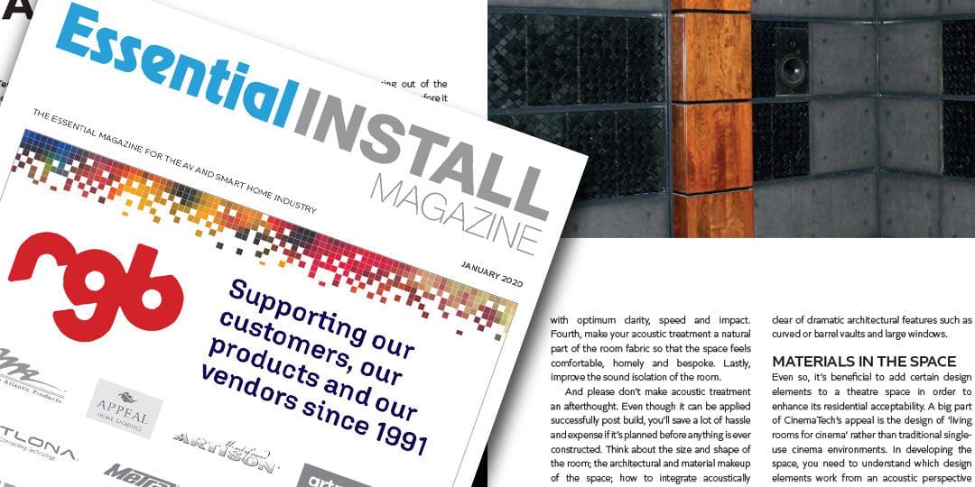 Essential Install Taps CinemaTech’s Expertise in Home Theater Acoustical Treatment