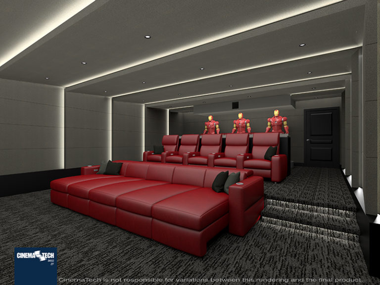 Iron Man Inspired Home Theater