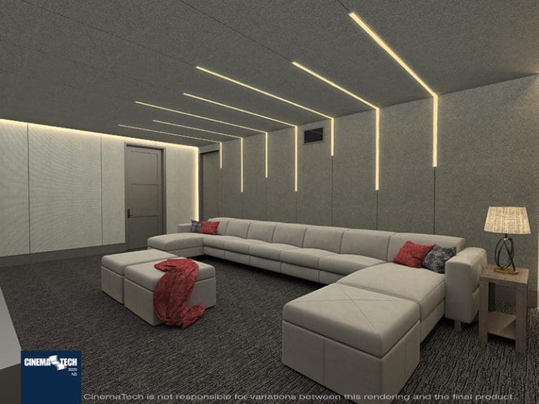 Luxury Media Room Seating