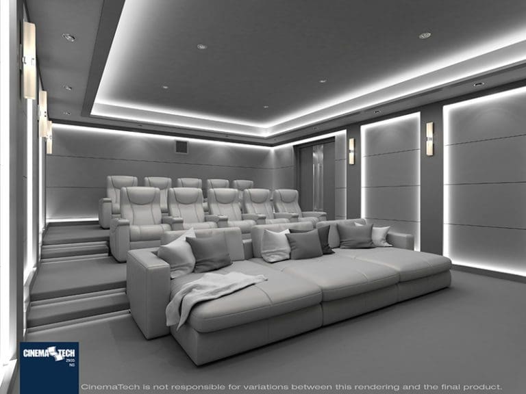 Futuristic Home Theater Design