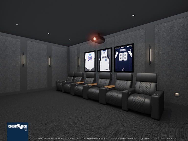 Sports media room