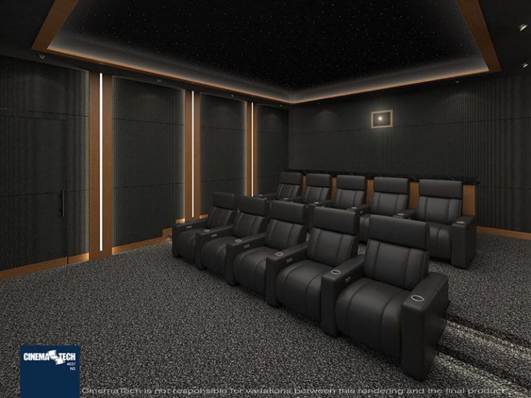 Modern Theater with Tiered Seating