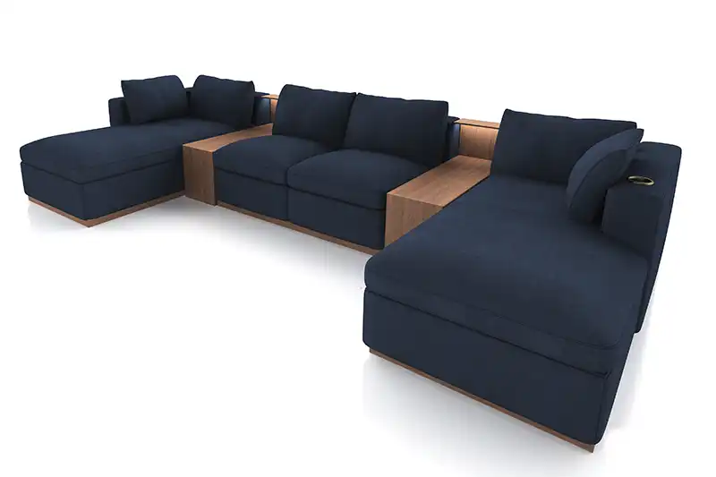 Hudson Luxury Sofa by CinemaTech Hudson Luxury Cinema Seating by CinemaTech