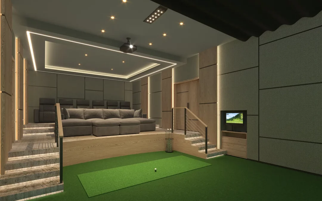 Designing a Golf Simulator Home Theater