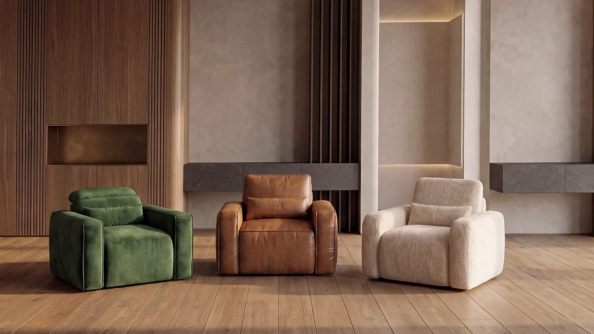 CinemaTech Living Arezzo, Lugano & Stellina Seating Comparison Side-by-side comparison of CinemaTech Living Arezzo, Lugano and Stellina luxury seating models